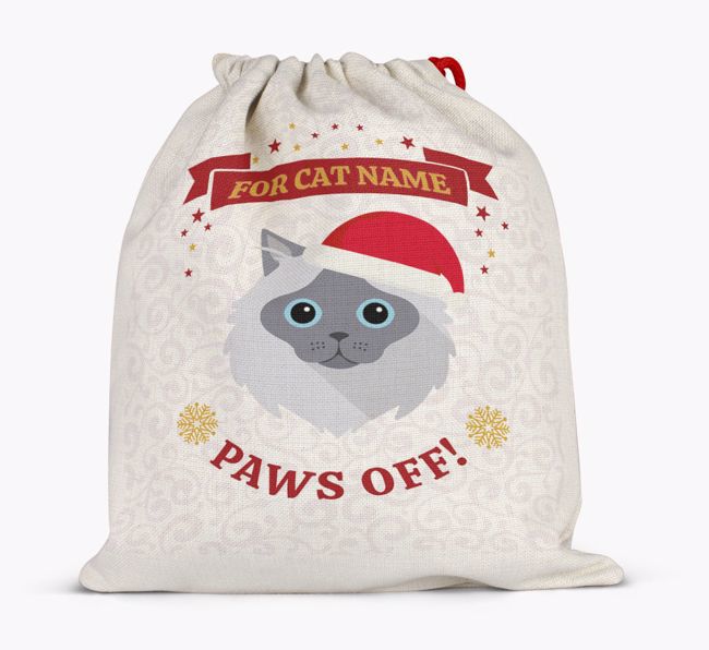 'Paws Off' - Personalised {breedFullName} Santa Sack